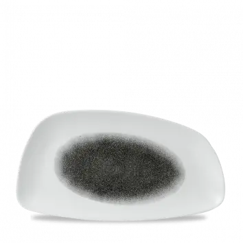 Raku Quartz Black Large Geo Chef’S Plate – 13.75 X 7.25 Inches, Set Of 6 1