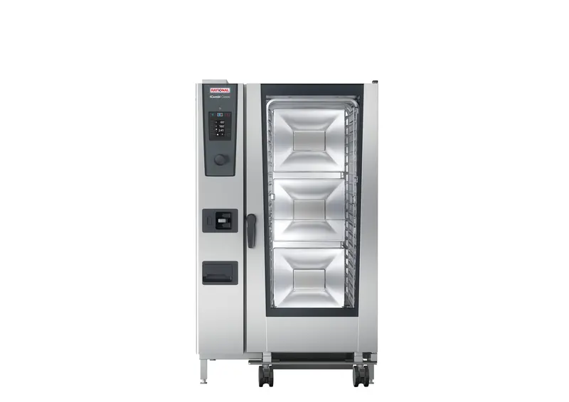 Rational Icombi Classic 20-1/1 Gas High-Capacity Steam Oven – 20 Full-Size Gn 1/1 Or 40 Half-Size Gn 1/2 Capacity 1