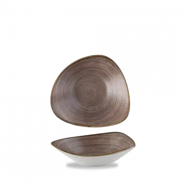Raw Brown Stonecast Lotus Bowl – 9", Pack Of 12 1