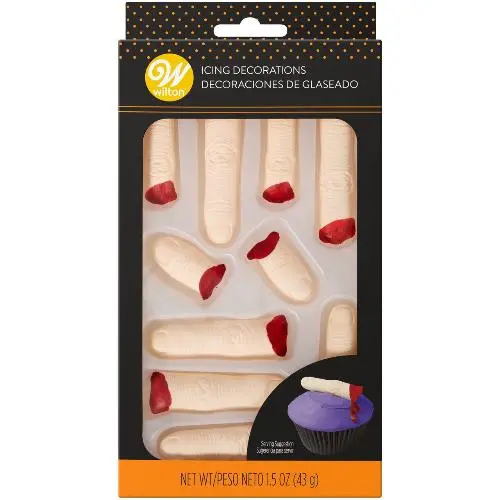 Realistic Severed Finger Icing Decoration – Halloween Theme 1