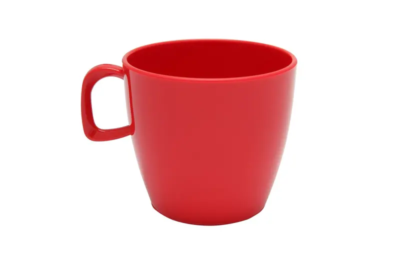 Red 220Ml Handle Cup – Virtually Unbreakable Polycarbonate 1