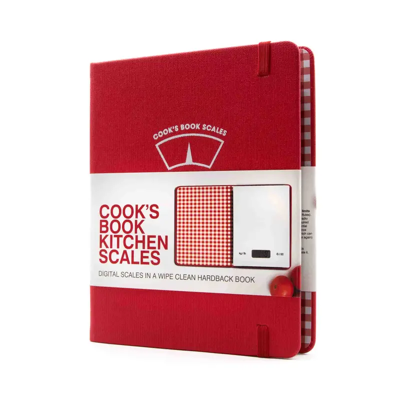 Red Cook'S Book Precision Kitchen Scale With Lcd Display 1