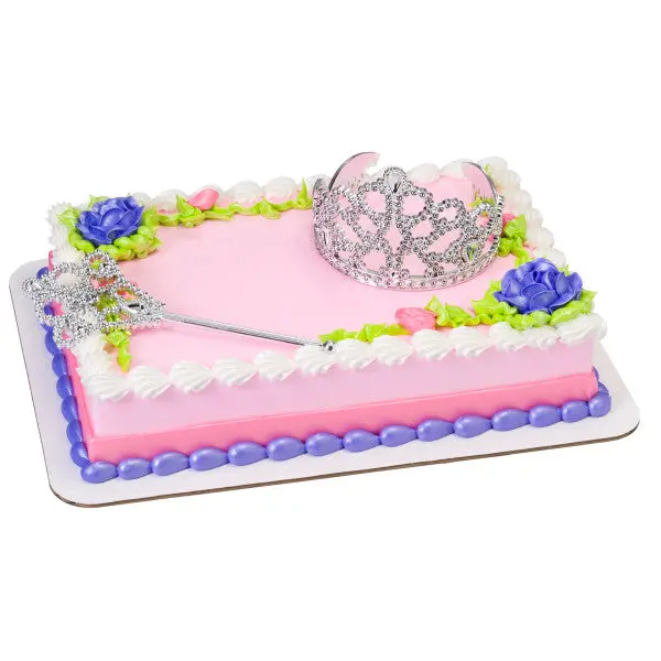 Regal Crown And Scepter Cake Topper For Royal-Themed Cakes 1