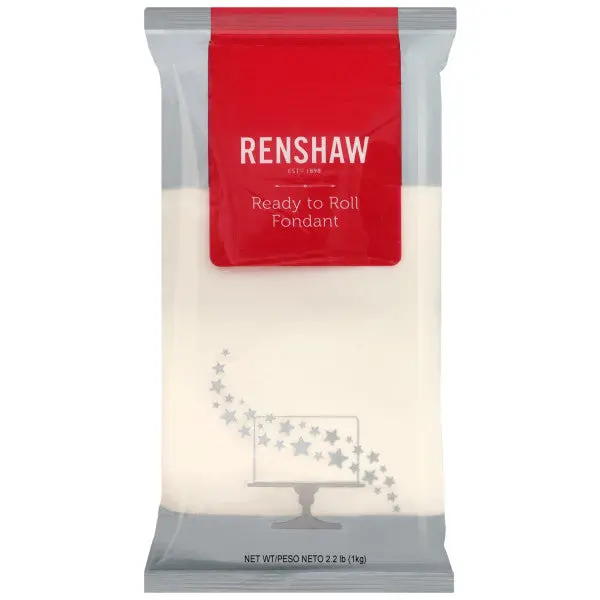Renshaw White Ready-To-Use Fondant – 2.2 Lb 1