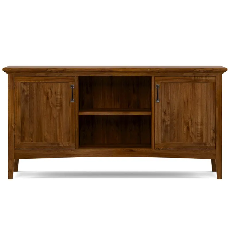 Revere Wooden Storage Cabinet With Shelves 1
