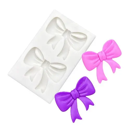 Ribbon Bow Silicone Mold For Confections 1