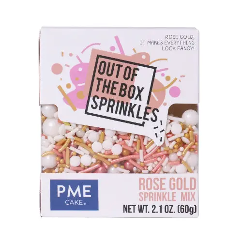Rose Gold Metallic Sprinkle Blend 1