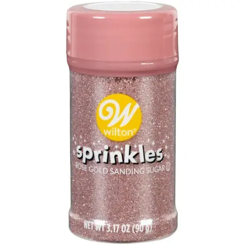 Rose Gold Sanding Sugar For Gourmet Baking 1