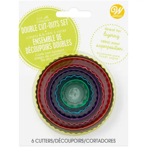Round Double-Layer Cut-Out Set For Baking And Decorating 1