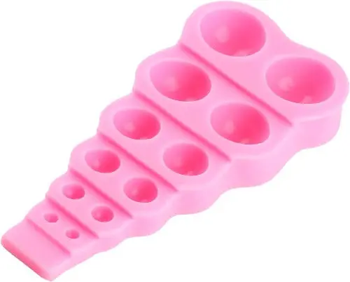 Round Pearl Texture Silicone Mold 1