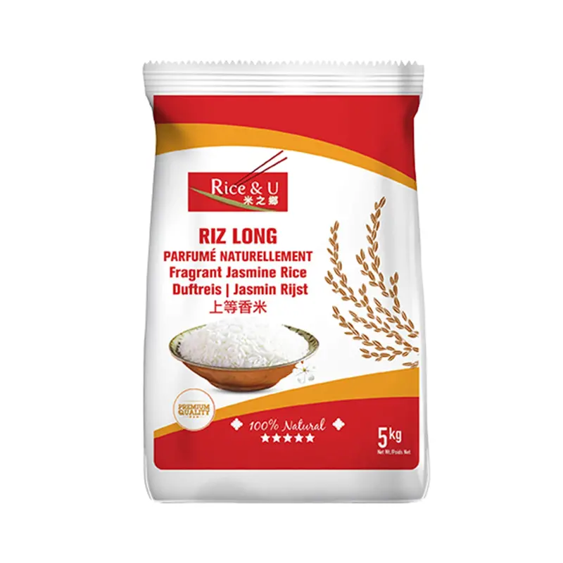 R&U Fragrant Jasmine Rice – Premium Aromatic Long-Grain, 5Kg Bag 1