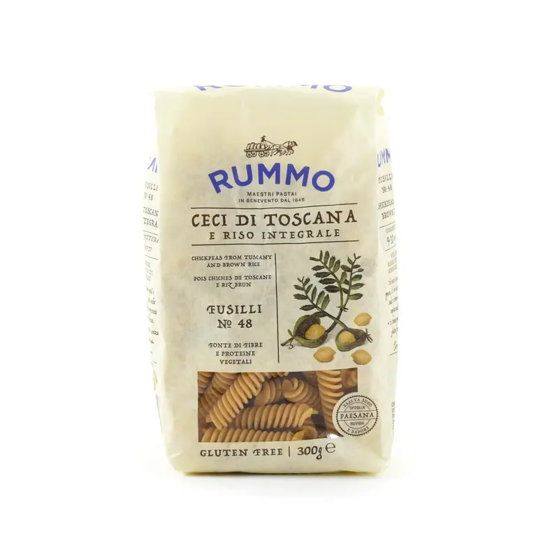 Rummo Gluten-Free Chickpea Fusilli Pasta, 300G 1