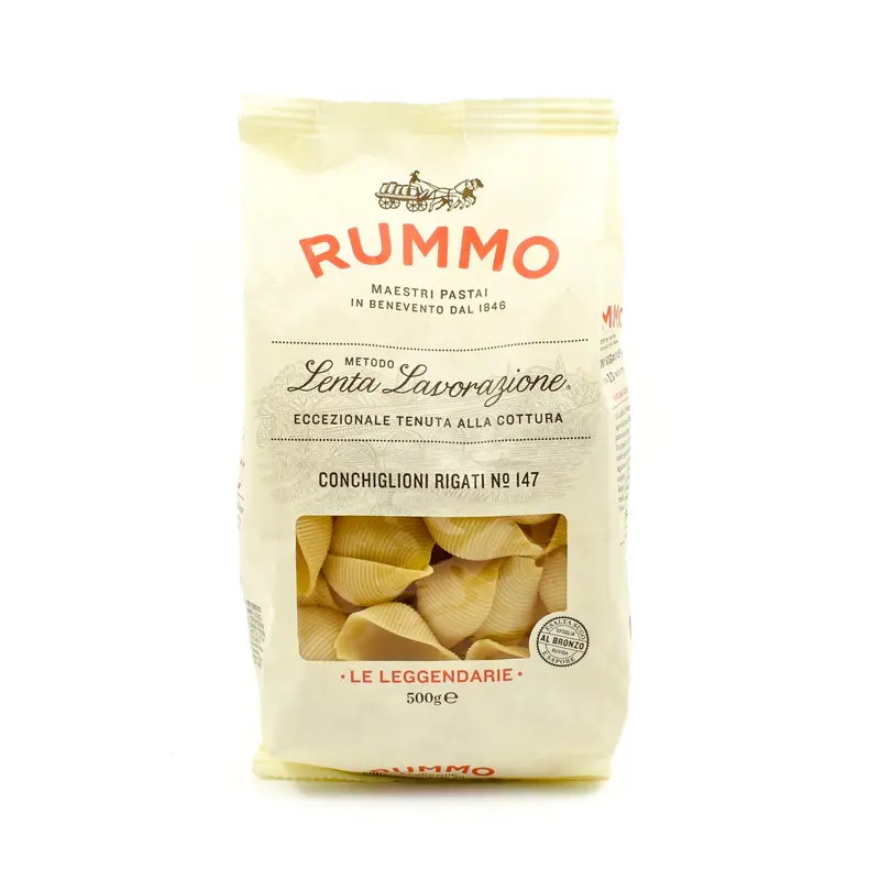 Rummo Rigged Conchiglioni Pasta – 500G Stuffed Shell Variety 1