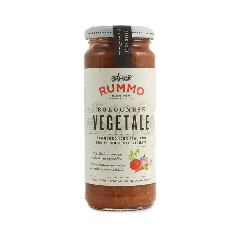 Rummo Vegetable Bolognese Sauce – Plant-Based Italian Ragù, 340 G 1
