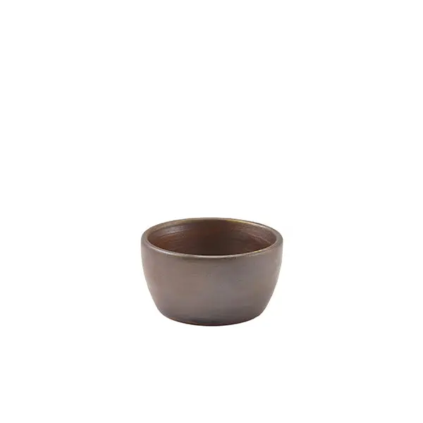 Rustic Copper Terra Porcelain Ramekins – 7 Cl (2.5 Oz), Pack Of 12 1