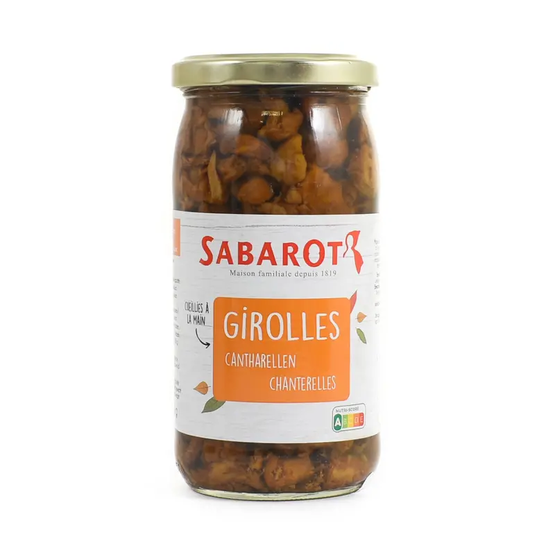 Sabarot Wild Chanterelle Mushrooms In Brine – 185G 1