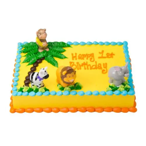 Safari Animal Cake Topper For Themed Celebrations 1