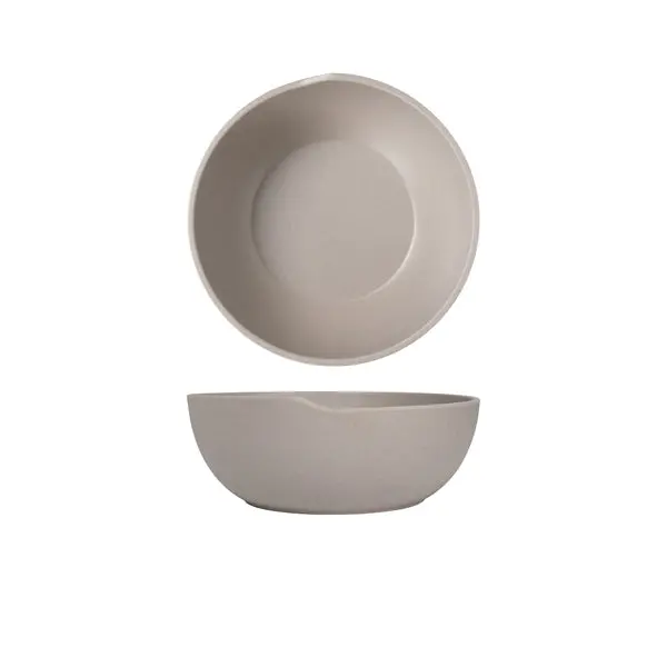 Sand Brown Copenhagen Round Melamine Appetizer Bowl – 20 Cm × 7.5 Cm (6-Pack) 1