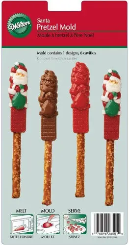 Santa Claus Chocolate Mold – Festive Christmas Design 1
