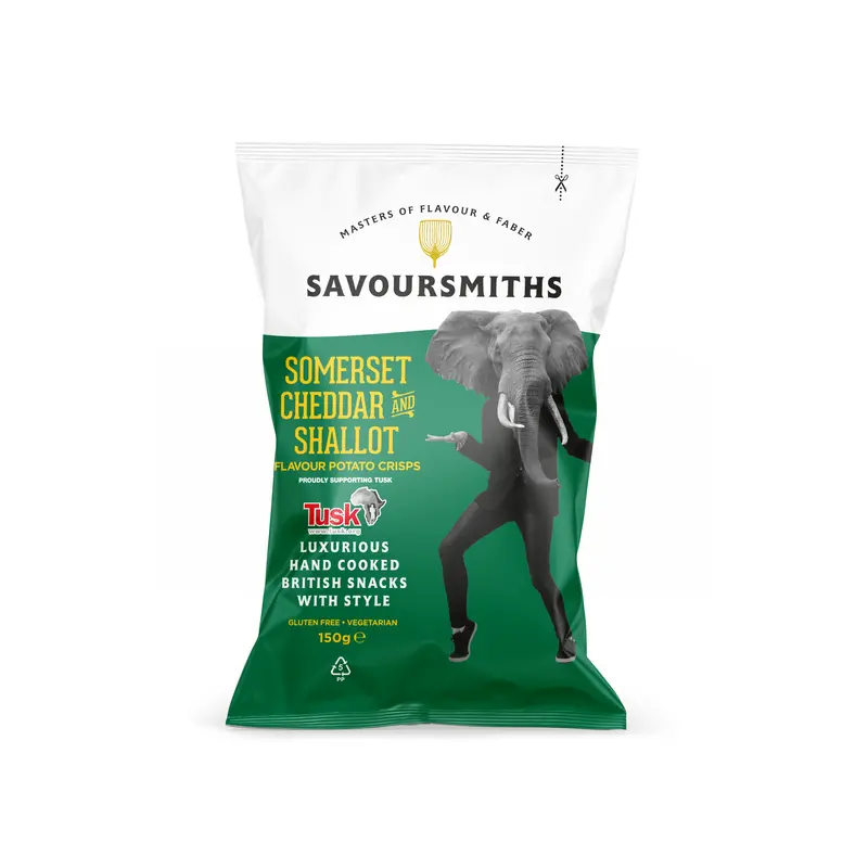 Savoursmiths Somerset Cheddar With Caramelised Shallots Crisps (150G) 1