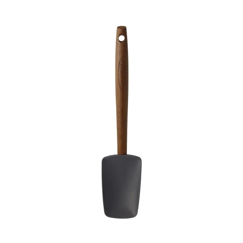 Scanpan Carbonized Ash Handle Silicone Spatula Spoon (28 Cm) 1