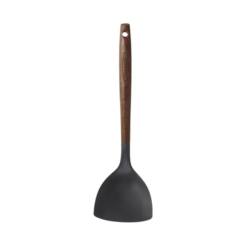 Scanpan Carbonized Ash Handle Silicone Wok Turner (31 Cm) 1