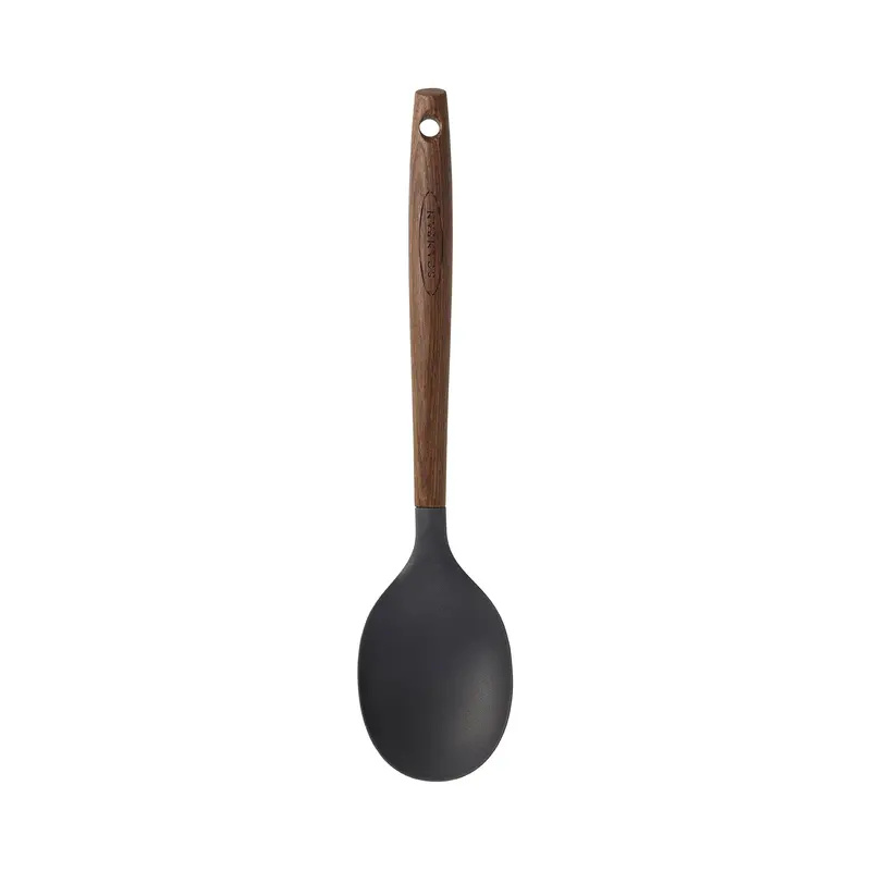 Scanpan Carbonized Ash Handle Solid Silicone Spoon (31 Cm) 1
