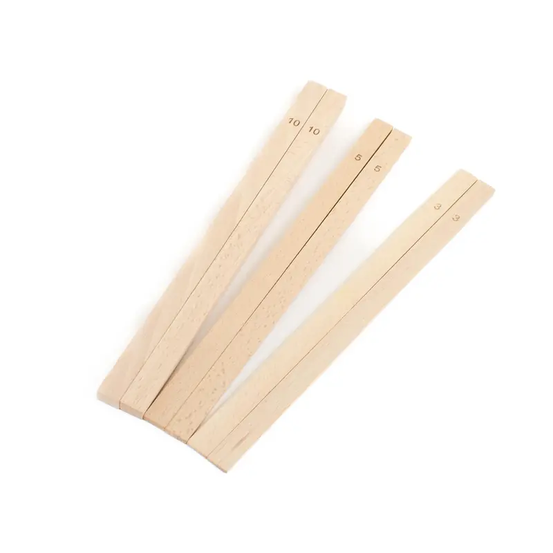 Set Of 6 Adjustable Wooden Rolling Pin Rings – 35 Cm Diameter Guides 1