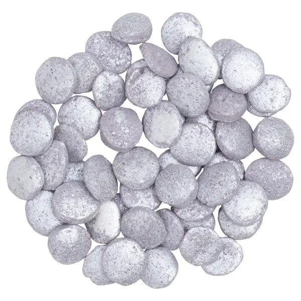 Shimmering Silver Confetti Sprinkles 1