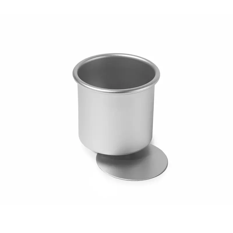Silverwood Silver-Anodised 3-Inch Pork Pie Tin With Removable Base 1