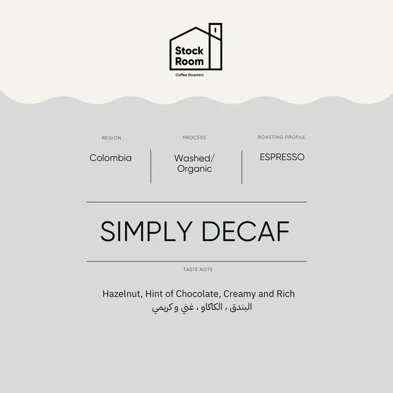 Simply Decaf Espresso Blend – 250 G Whole Bean Or Ground 1