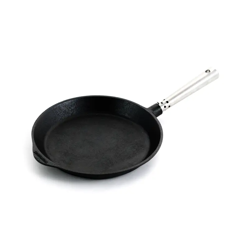 Skeppshult Professional Frying Pan – Cast Iron With Stainless Steel Base 1