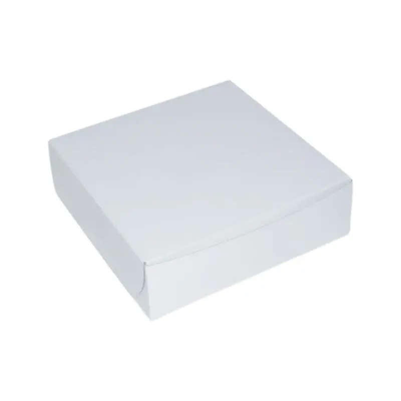 Sld 8×8×2.5-Inch White Bakery Takeout Box 1