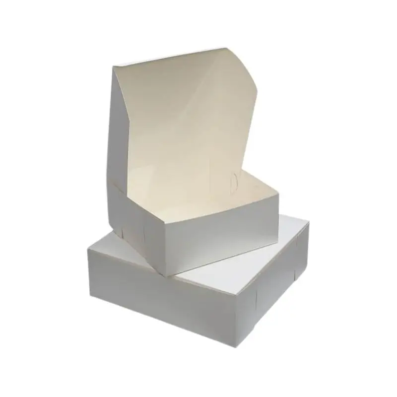 Sld Compact White Bakery Box – 6.25" × 6.25" × 3.5" With Clean Finish 1