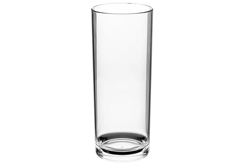Slim Clear Acrylic Drink Tumbler – 250Ml Tall Design 1