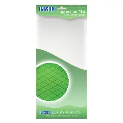 Small Diamond-Impression Mat – Silicone Texture Rolling Pad 1