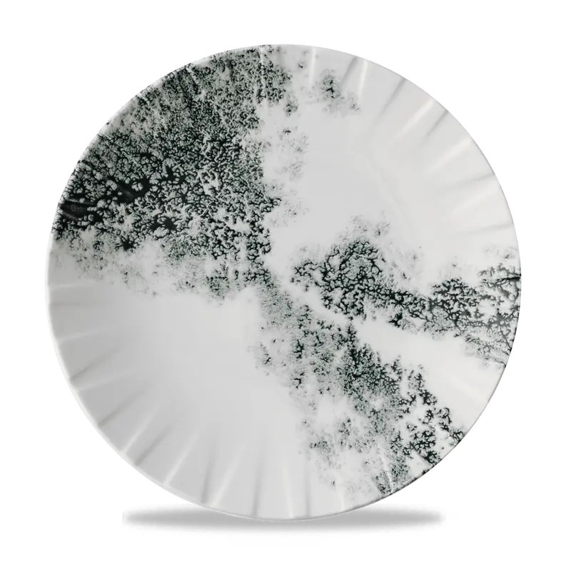 Smoke Black Coupe Plate – 10.75 Inch, Pack Of 6 1