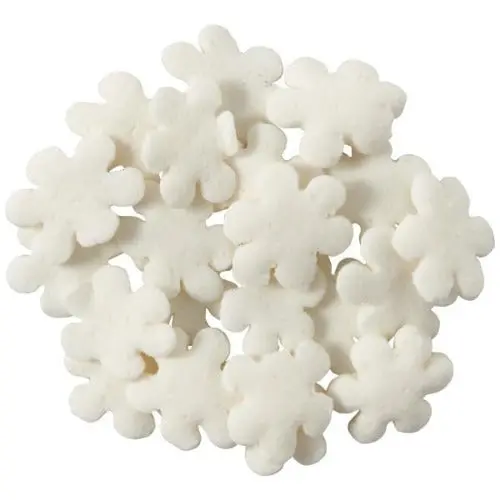 Snowflake-Shaped Holiday Sprinkles (Quins) 1