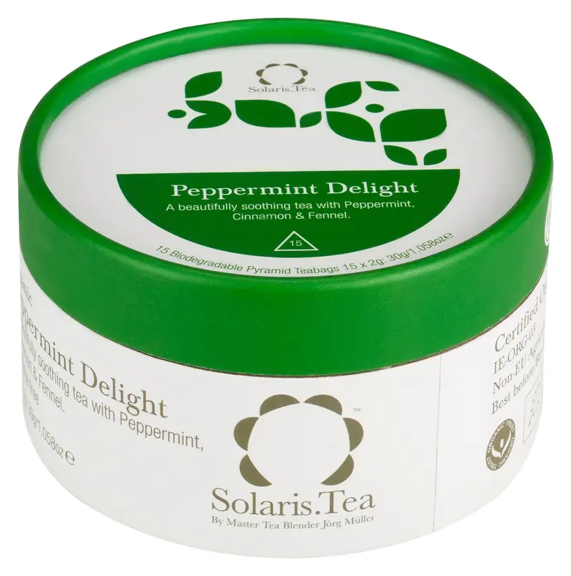 Solaris Peppermint Delight Tea – 15-Teabag Refreshing Mint Infusion 1