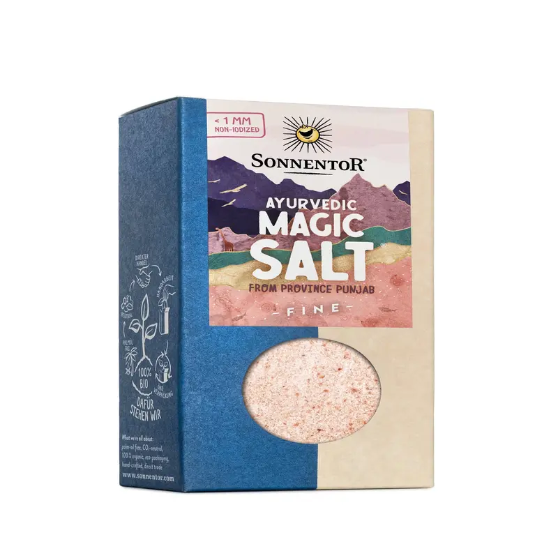 Sonnentor Ayurvedic Fine Magic Salt – 6-Pack (150G Each) 1