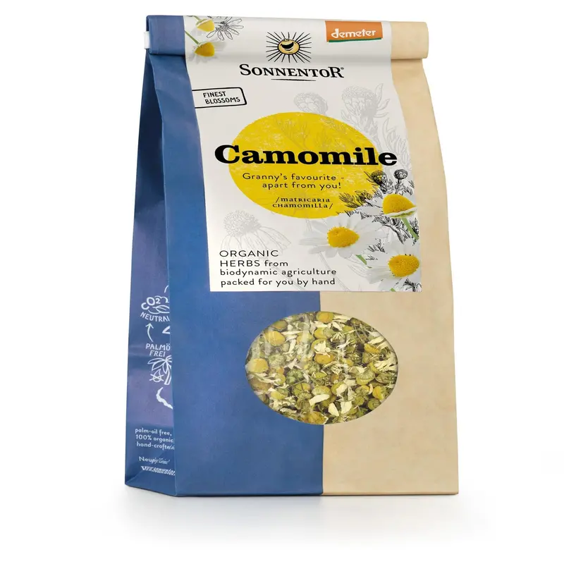 Sonnentor Chamomile Flowers – Organic, Calming Herbal Tea (50G × 6) 1