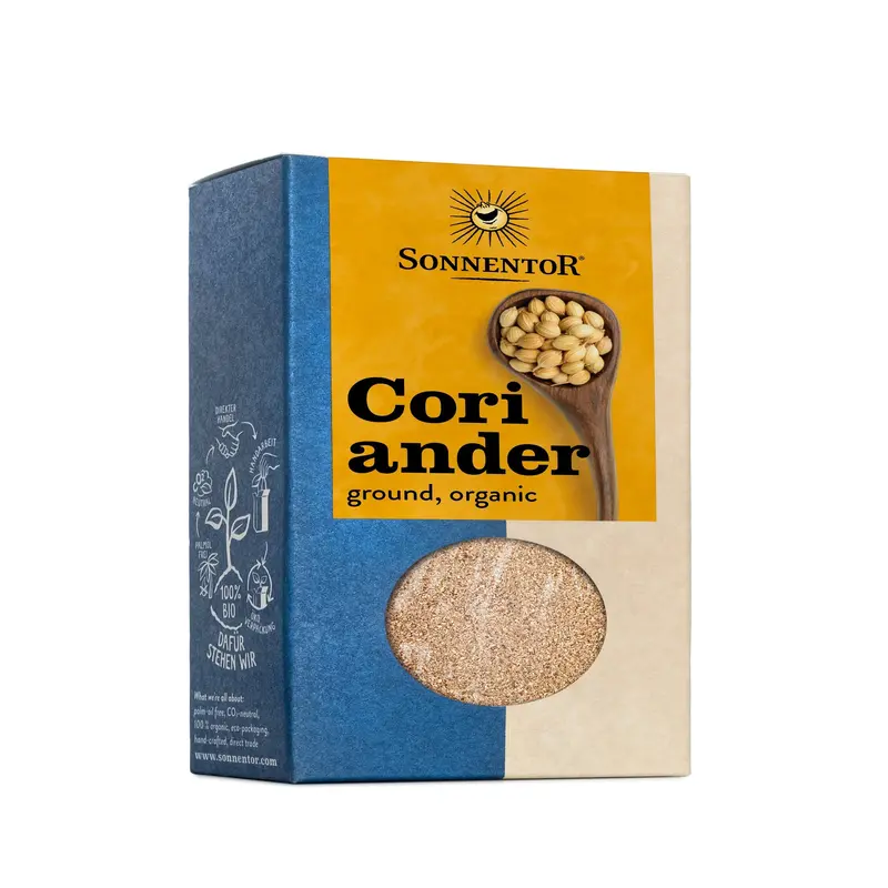 Sonnentor Ground Coriander – Organic, Citrusy & Earthy (40G × 6) 1