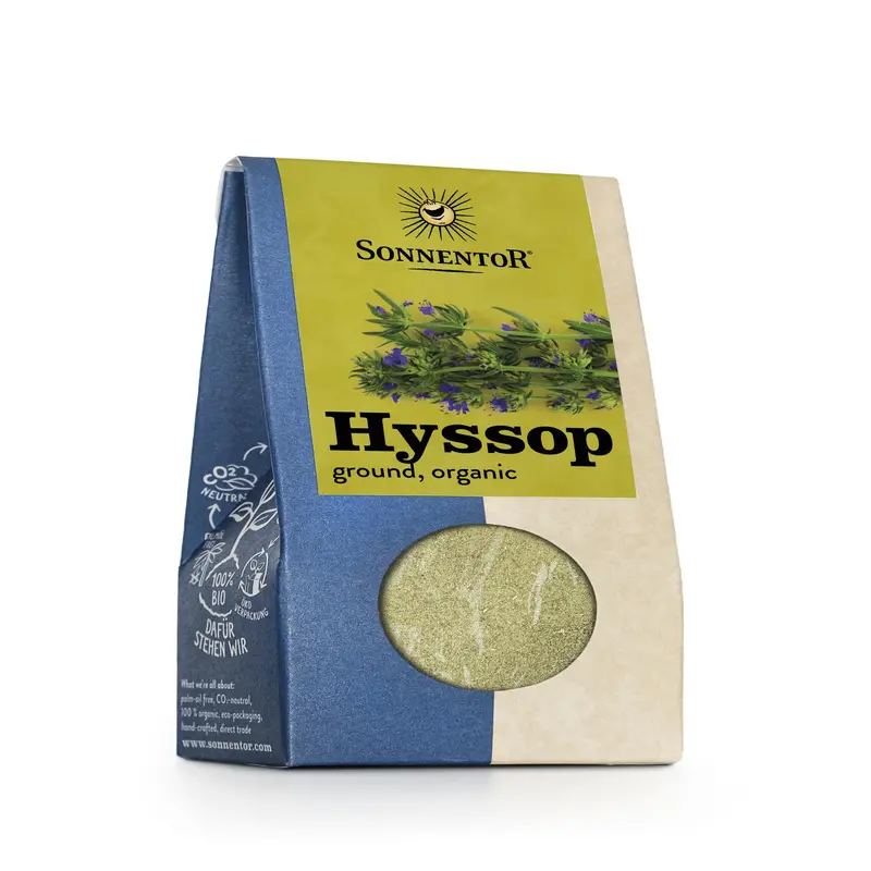 Sonnentor Ground Hyssop – Organic, Minty & Slightly Bitter (25G × 6) 1