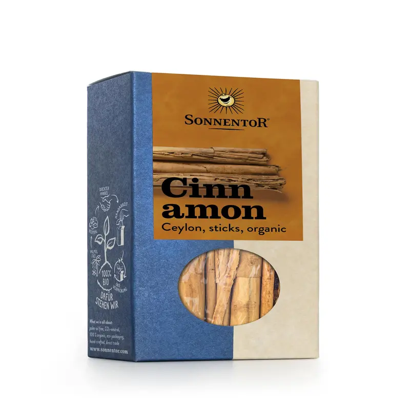 Sonnentor Organic Ceylon Cinnamon Sticks – 18G Bundles (6-Pack) 1