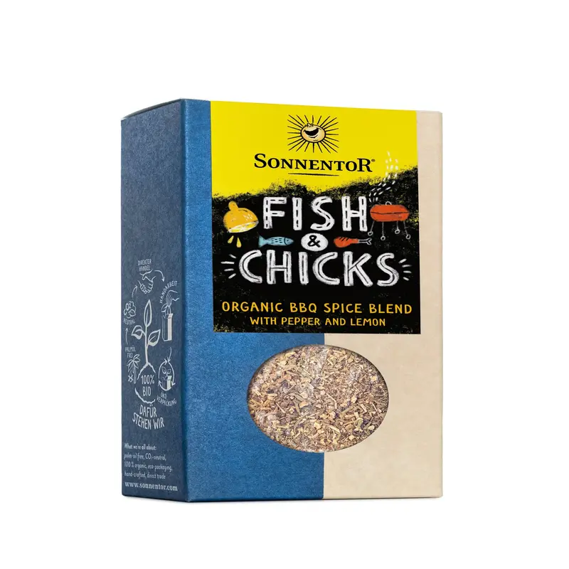 Sonnentor Organic Chicken & Fish Bbq Rub – 6-Pack (55G Each) 1