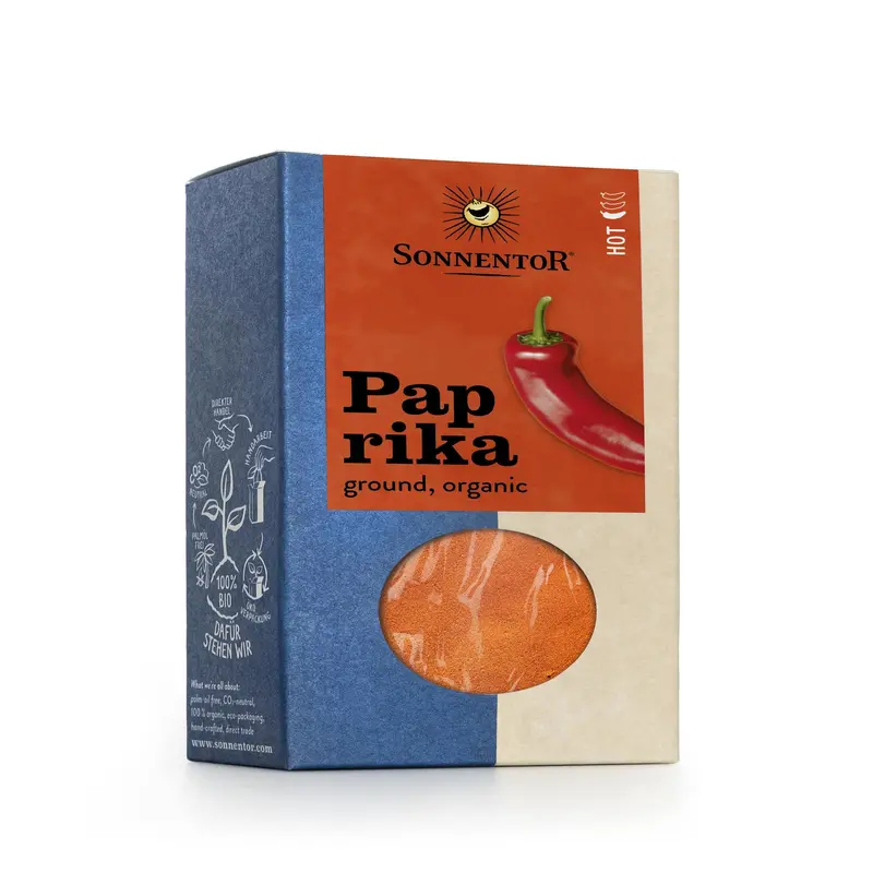 Sonnentor Organic Hot Paprika Powder – 6-Pack (40G Each) 1