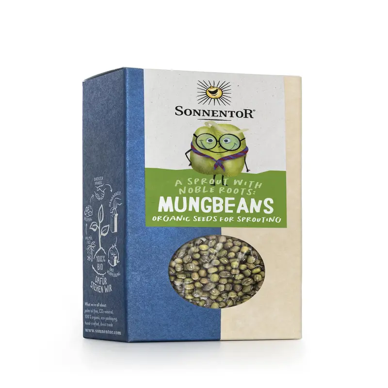 Sonnentor Organic Mung Bean Seeds – 6-Pack (120G Per Pack) 1
