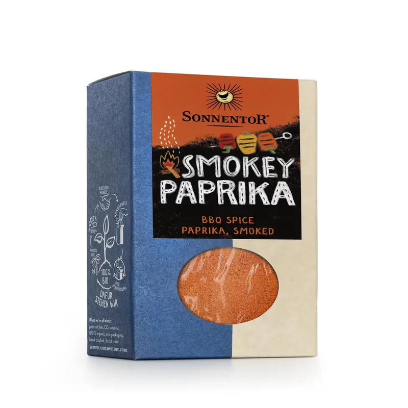 Sonnentor Organic Smoked Paprika – 70G Jars (6-Pack) 1
