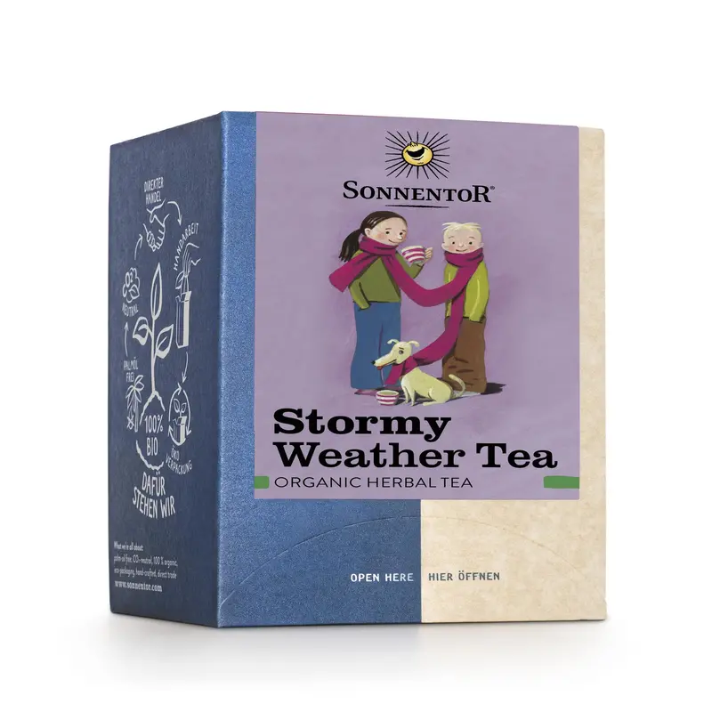 Sonnentor Organic Weather-Resilient Herbal Tea – 6 Boxes × 18 Tea Bags 1