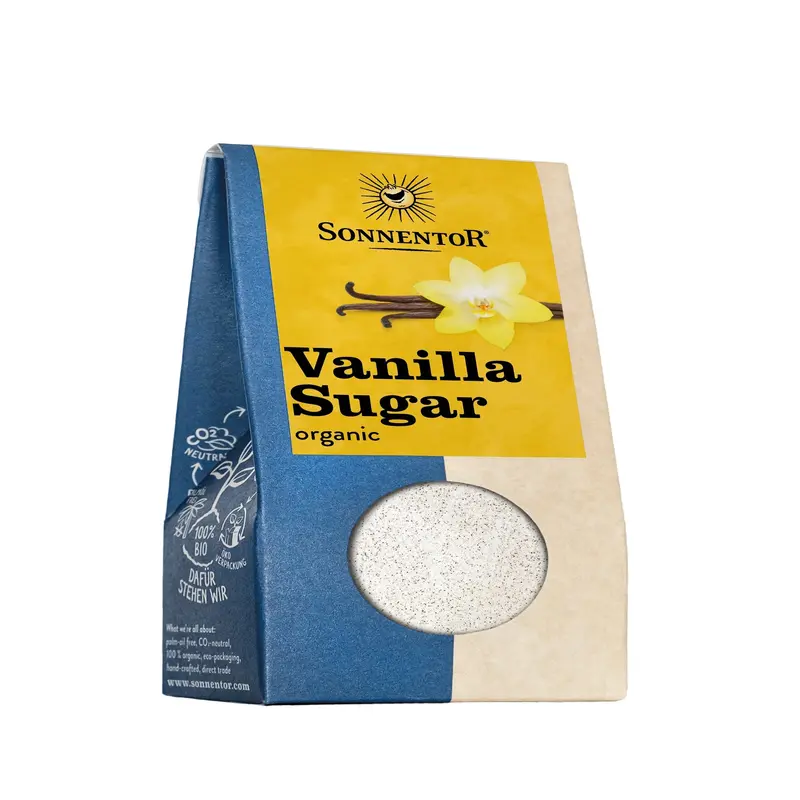 Sonnentor Vanilla Sugar – Organic, Fine Granulated (50G × 6) 1